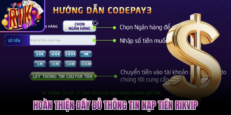 Nạp Tiền Rikvip Bổ Sung Vốn Siêu Tốc Chơi Game Thả Ga 2 nạp tiền Rikvip