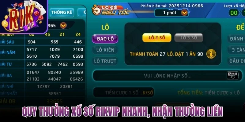 xổ số Rikvip