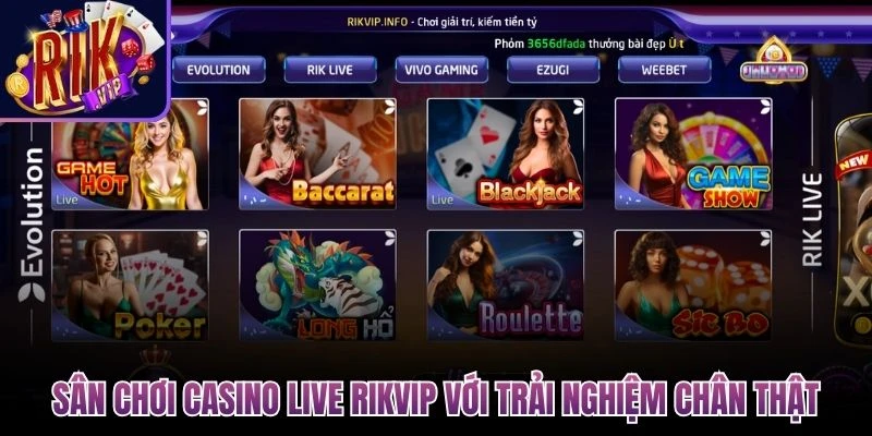 casino live Rikvip