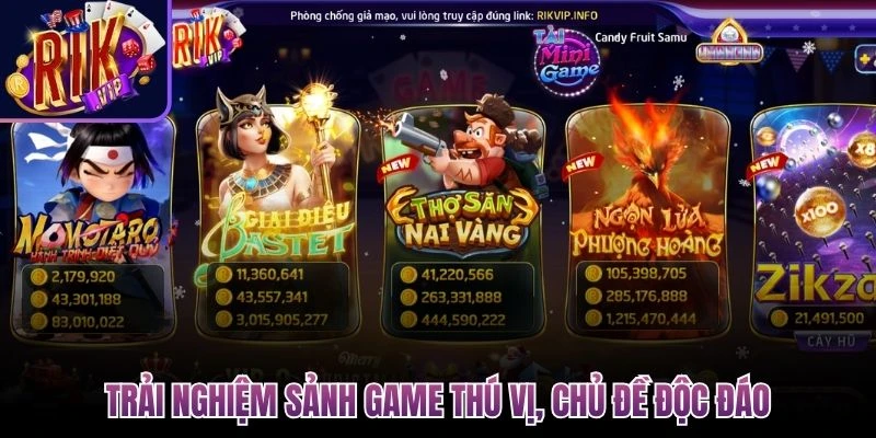 Nổ Hũ Rikvip - Tham gia Quay Hũ Bất Tận, Rinh Jackpot Khủng 1 trai nghiem sanh game thu vi chu de doc dao